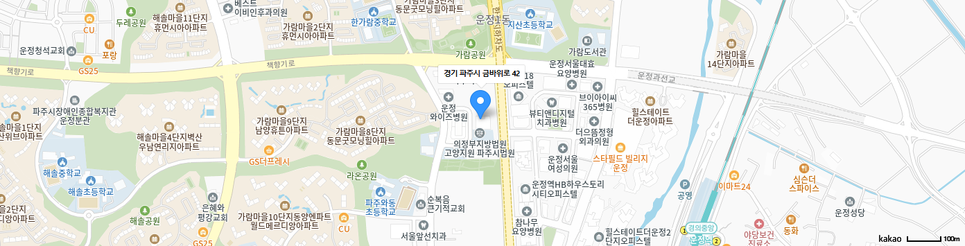 북서센터 지도. 카카오맵으로 이동